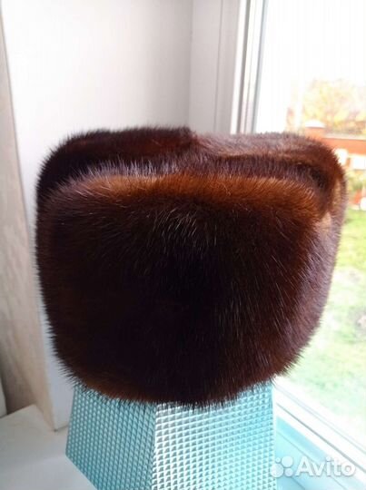 Норковая шапка мужская