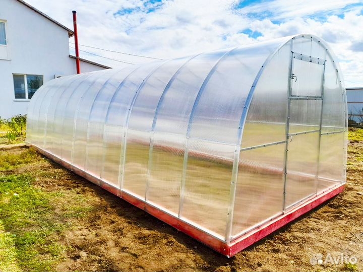 Теплица усиленная профиль25/25, 3*8