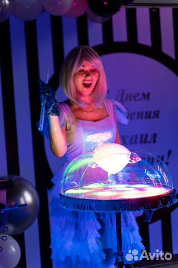 Шоу мыльных пузырей