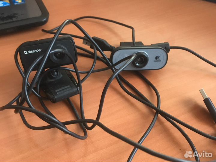 Веб-камера Logitech и defender