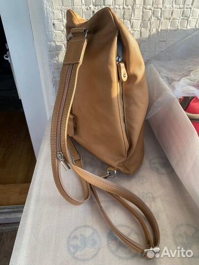 Рюкзак женский натуральная кожа Италия