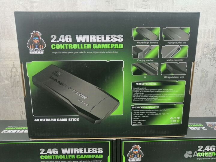 Игровая приставка Stick 4k 64Gb /10тыс Ретро игр