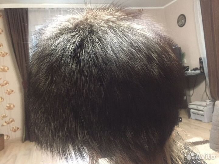 Шапка чернобурка женская