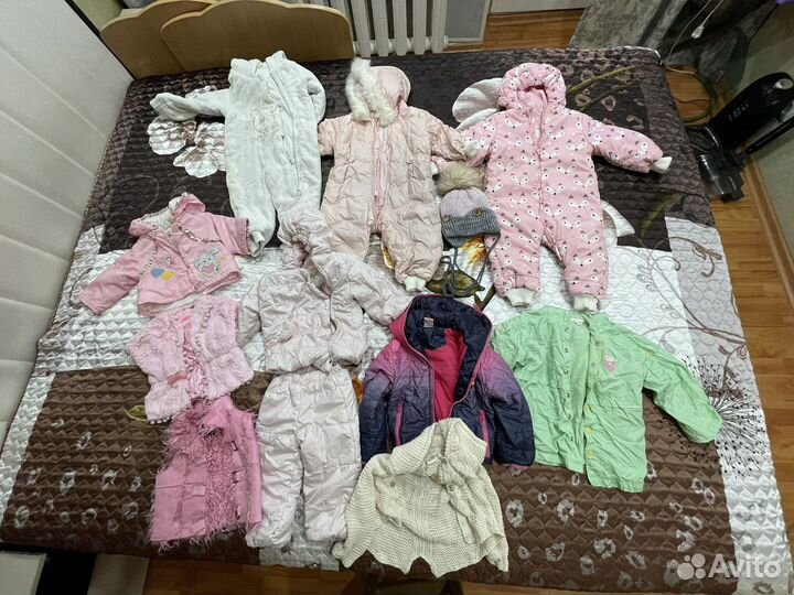 Верхняя одежда для девочки 1-1,5 года