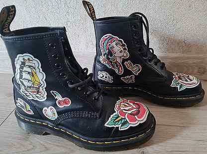 Ботинки Dr. Martens, кожа, 39 размер