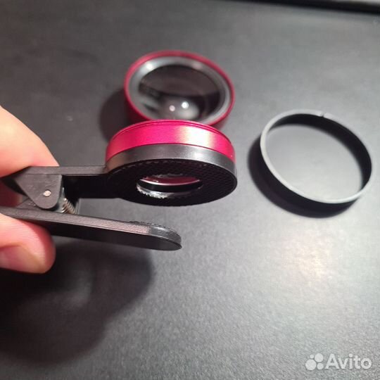 Объектив на прищепке wide angle, macro