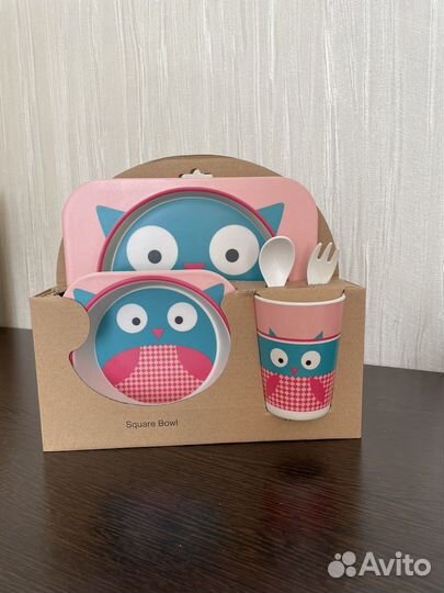 Новый набор бамбуковой посуды