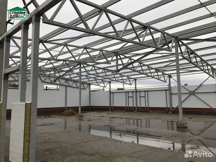 Быстровозводимые здания из сэндвич панелей