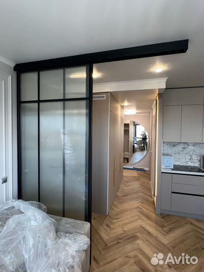 Телескопическая каскадная раздвижная перегородка