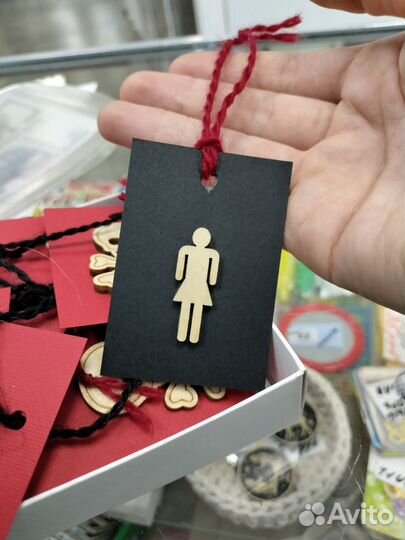 Бирка-прикол к подарку