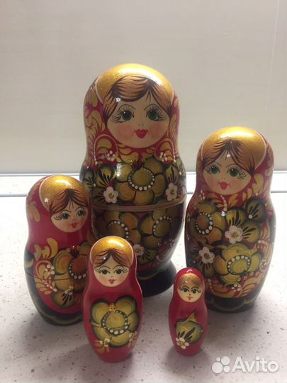 Матрешки, шкатулка