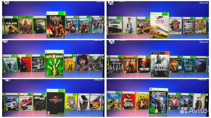 Xbox 360 Slim freеboot 500Gb 92 игры