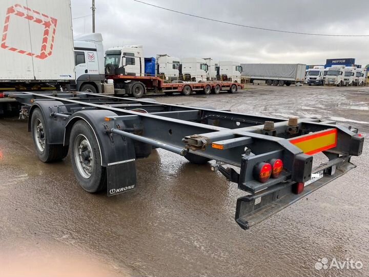 Прицеп бортовой Krone ZZW18, 2003