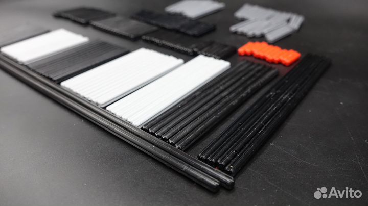 Большой Набор осей, детали для lego Technic 168 шт