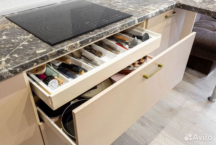 Современная кухня на заказ мдф фасады