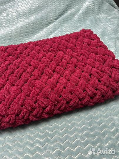 Плед детский вязаный