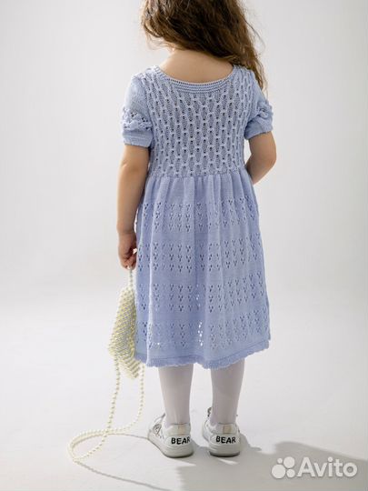 Вязаное платье детское