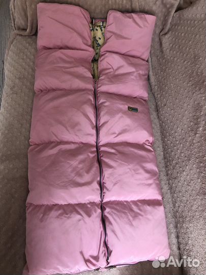 Пуховый конверт в коляску