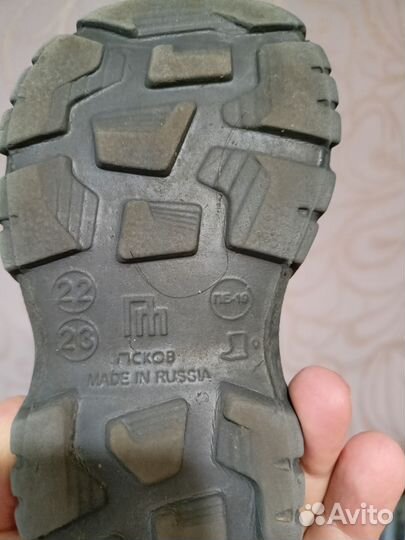 Детские резиновые сапоги nordman 22 23