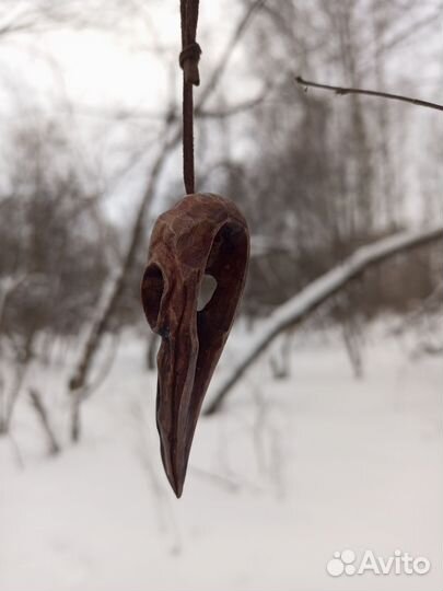 Череп птицы, оберег талисман