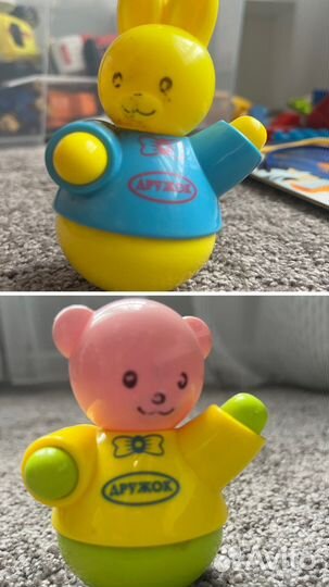 Развивающие игрушки (сортеры, пирамидка, стучалка)