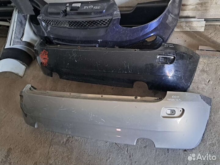 Бампер задний калина 1