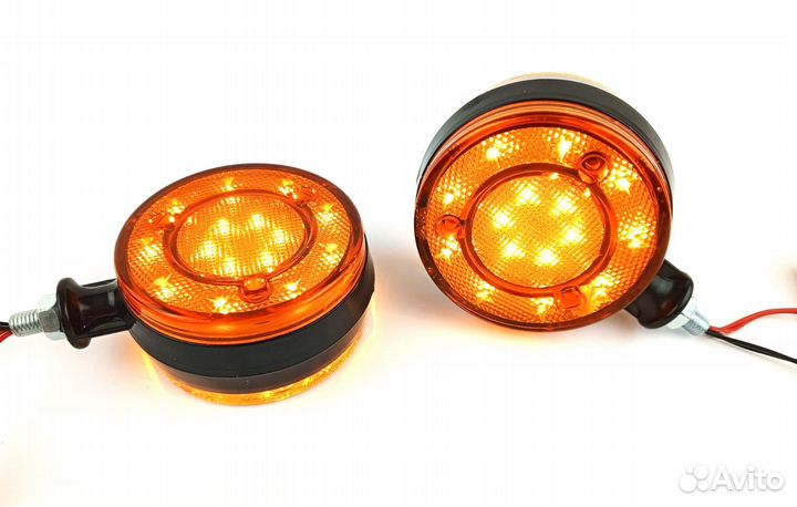 Фонари Серьги-леденцы диодные 12/24В (к-т 2шт)