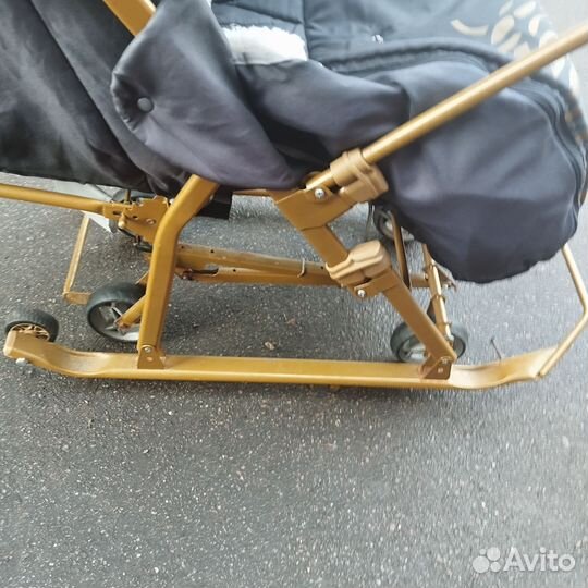 Детские санки коляска бу