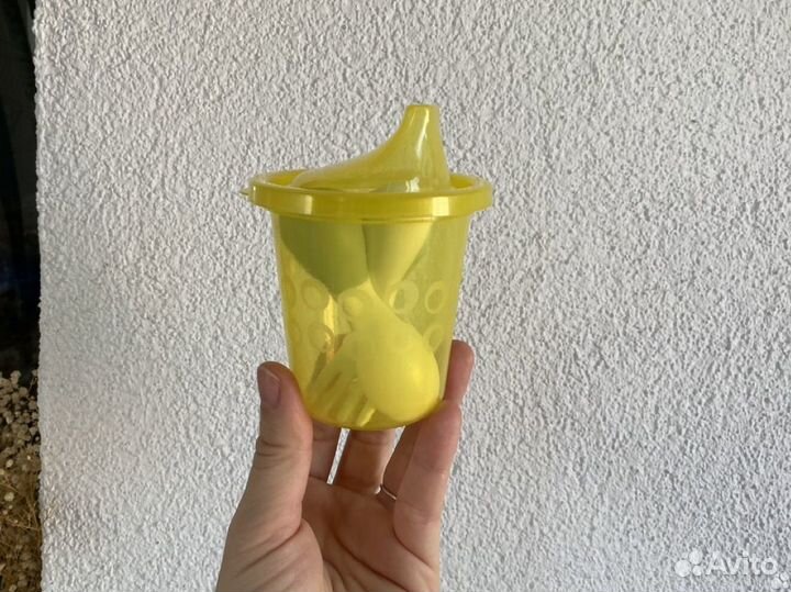 Дорожный набор для первого прикорма вилка ложка