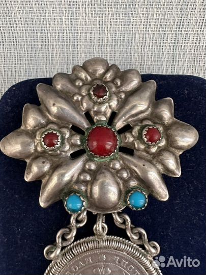 Женское Украшение дукач подвеска серебро