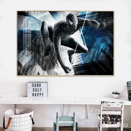 Картины с Человеком Пауком и Найки