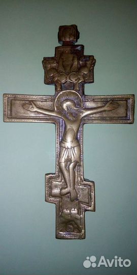 Крест старинный 18век, распятие