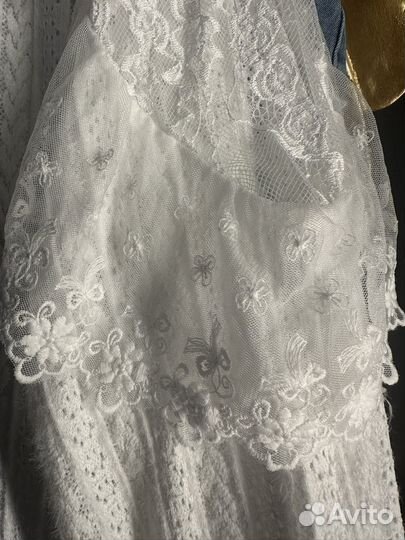 Блузка кофта с французким кружевом 50/60