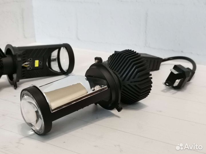 Светодиодные LED мини линзы H4 Y9