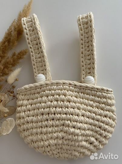 Вязаные корзины