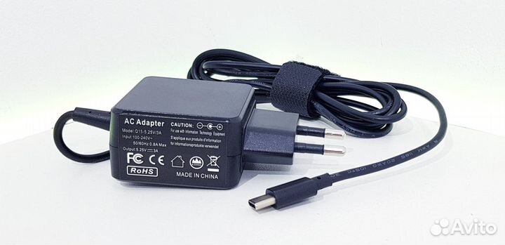 Блок питания 5.25V 3A TypeC новый