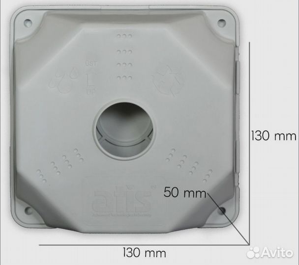 Монтажная коробка для видеокамер SP-BOX 130