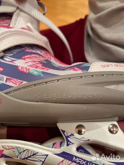 Ролики детские новые раздвижные, шлем и защита