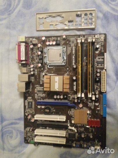 Продаю материнскую плату с процессором и озу, торг