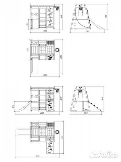 Детский спортивный комплекс сн-02-c