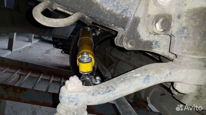 Демпфер рулевой с кронштейнами УАЗ Патриот, Профи