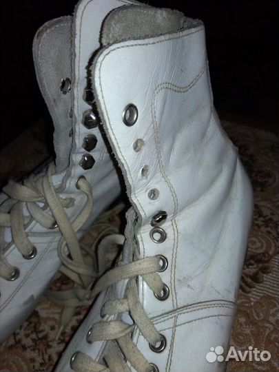 Коньки кожаные СССР лезвия для коньков