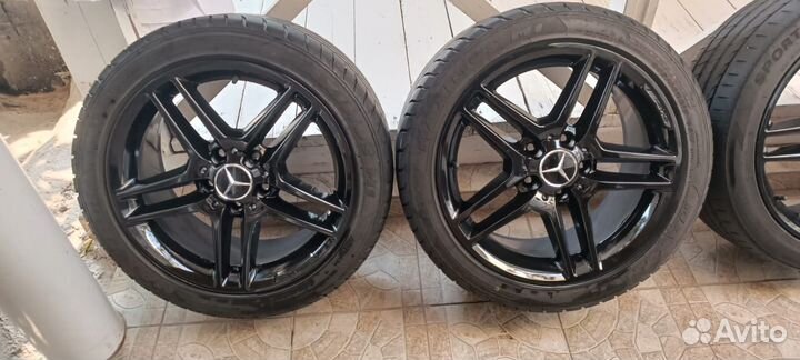 Колеса Mercedes AMG разно широкие 17 диаметр