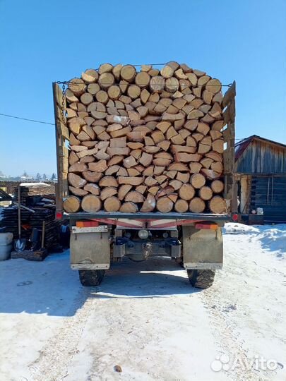 Дрова листвянные, сухие