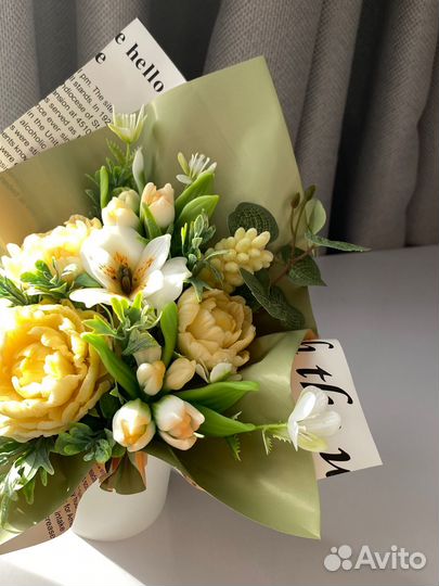 Букет из мыла