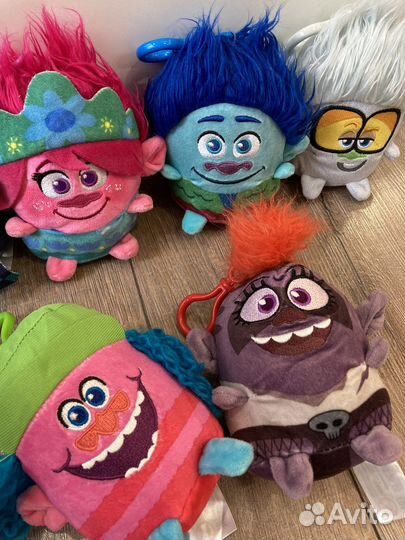 Тролли игрушки мягкие