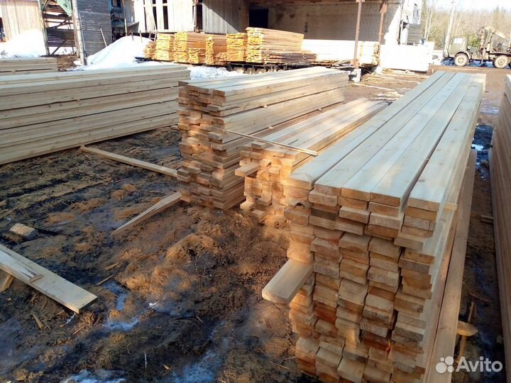 Пиломатериал всех размеров от 2м-6м + брус