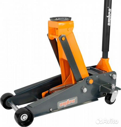 Домкрат подкатной 3т. двухпоршневой ombra OHT230