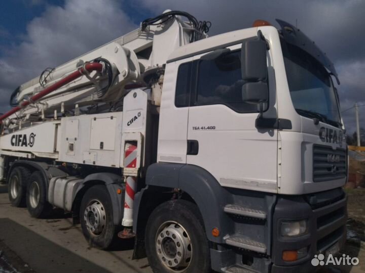 Автобетононасос MAN. Установка cifa K43+1 XRZ