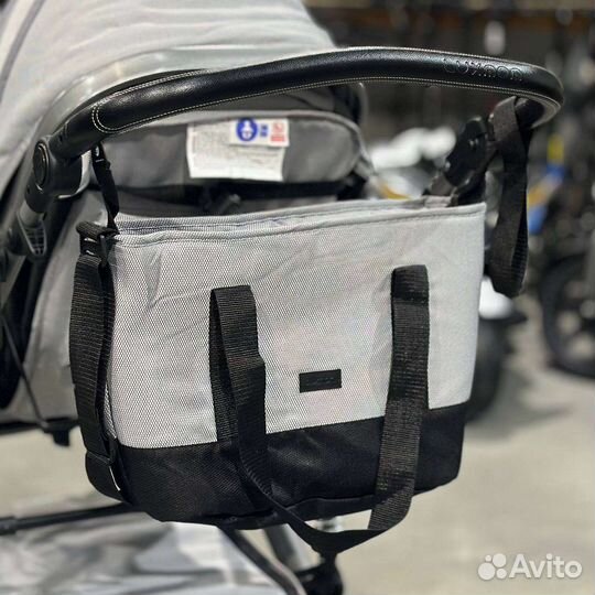 Коляска 3в1 Новая трансформер (серый )